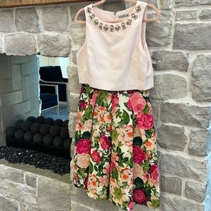 Stunning floral Eliza J dress. NWT